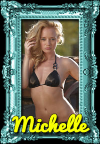 Michelle will blow you away with her San Diego sunshine body.